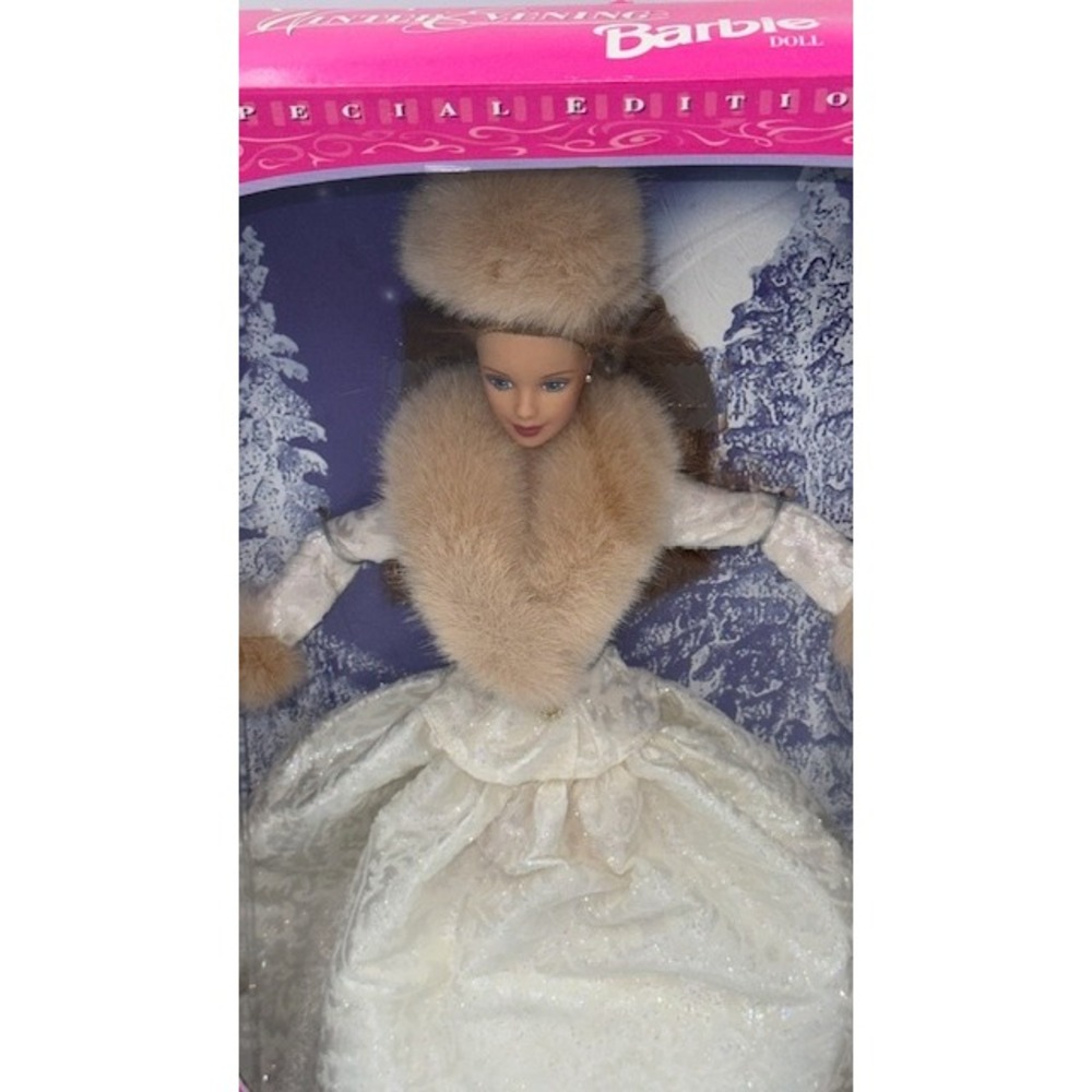 Vintage 1998 Winter Evening Barbie Mattel Special Edition Doll NIB - Picture 2 of 5